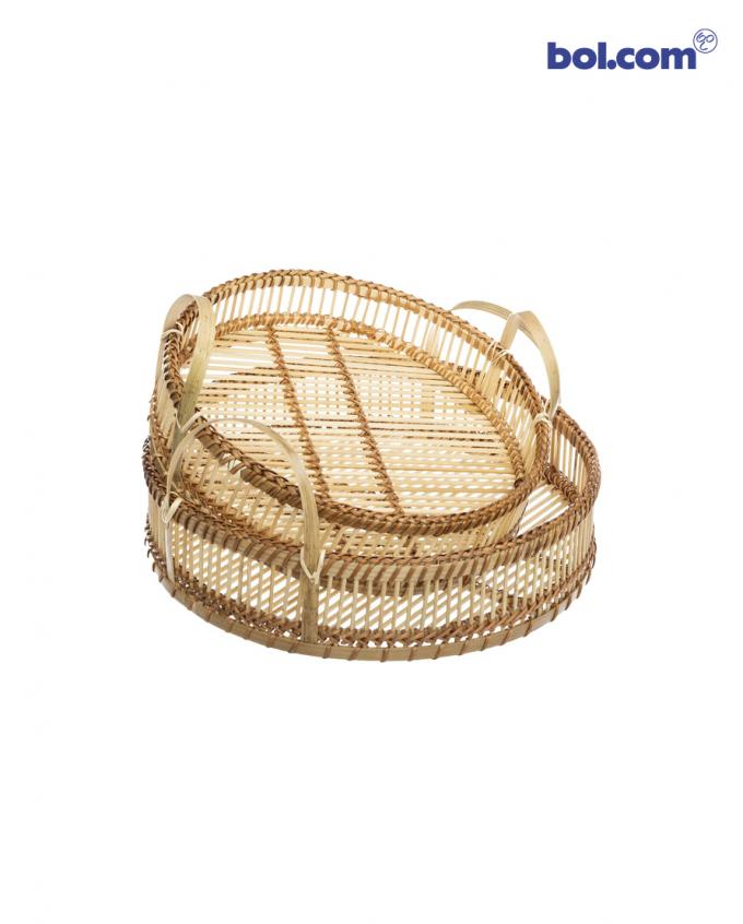 Droomdecor 1:  Gevlochten plateau (set van 2)