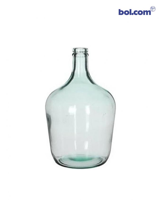 Droomdecor 1:  Groene glazen fles