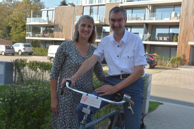 Luc Derudder en zijn vrouw Mia Vervaeck. (foto CLY)