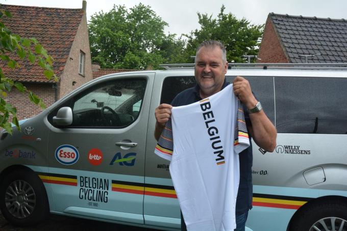 Chris De Vos vertrekt straks als hoofdverzorger Belgian Cycling naar de Olympische spelen. (foto CLY)