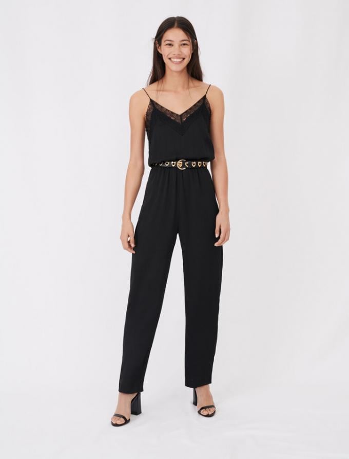 Zwarte jumpsuit