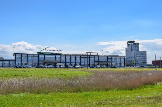 Luchthaven Oostende-Brugge ziet mooi herstel in de passagierscijfers.© gf