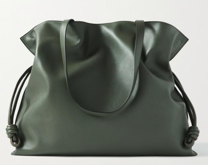 Supersize XL tote bag in groen