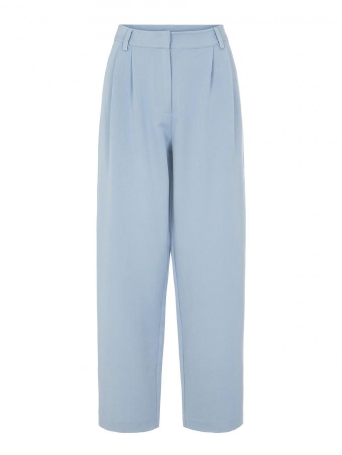 Pastelblauwe pantalon
