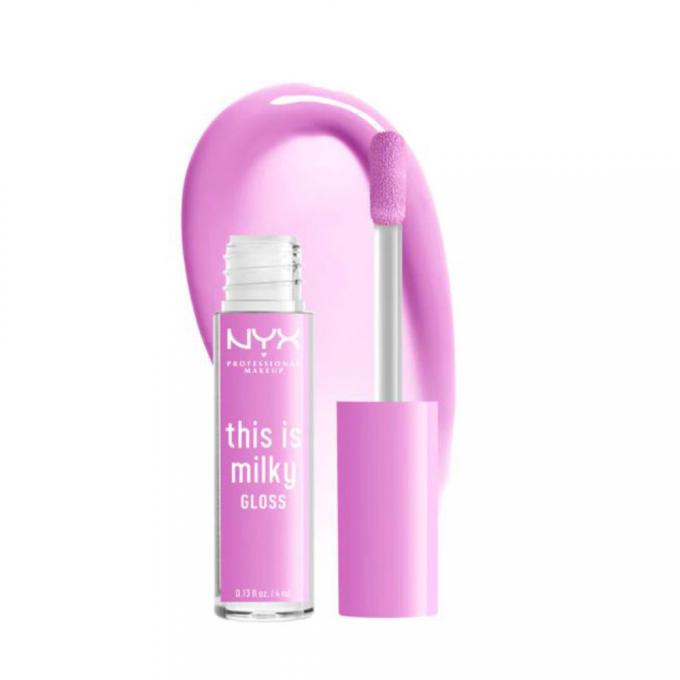 This is Milky Lipgloss 'Lilac Splash' van NYX Cosmetics