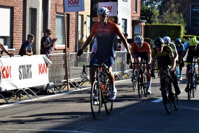 Sander Inion haalde het net als Thybo Gyrmonprez in een sprint.