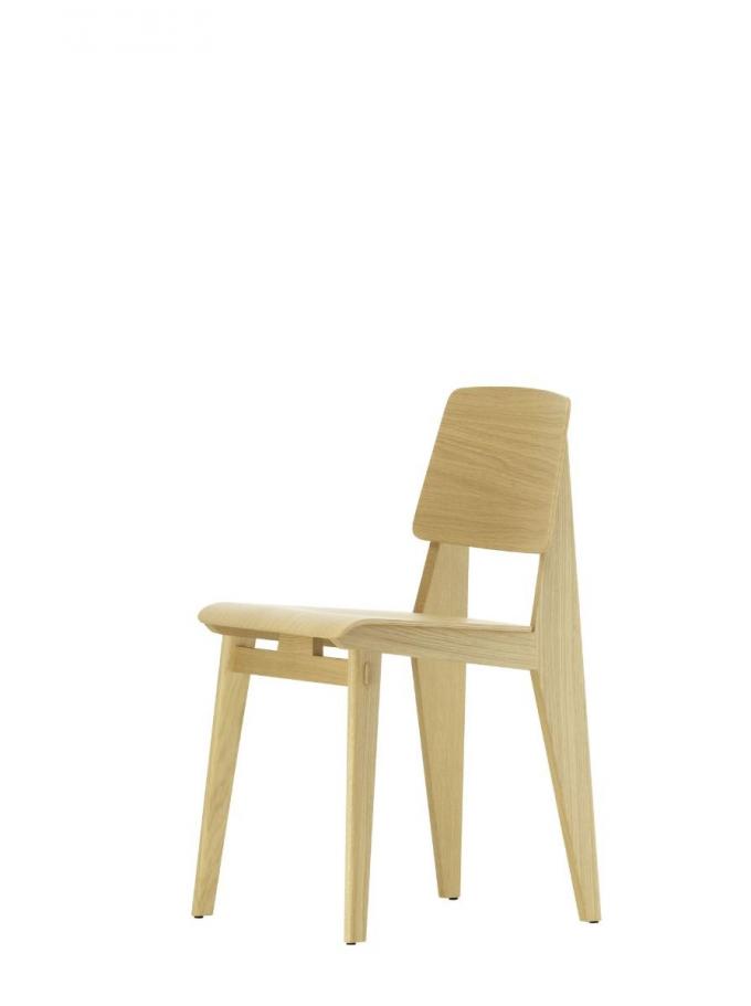 Houten stoel in licht eiken design