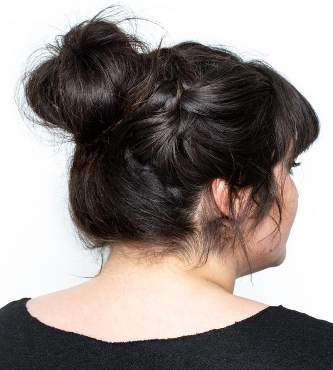 Chignon avec donut