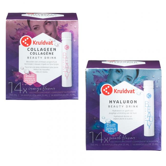 Beauty Drinks Collagen en Hyaluron van Kruidvat