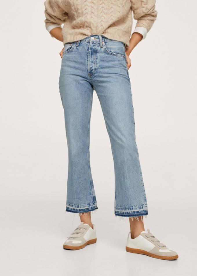 Le jean flare court