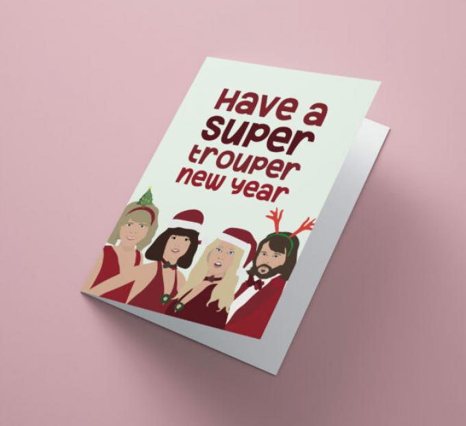 'Have a super trouper new year'