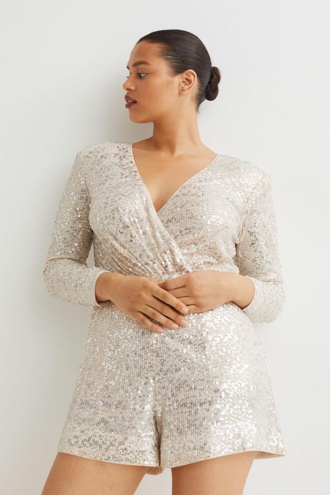 Combi short à sequins