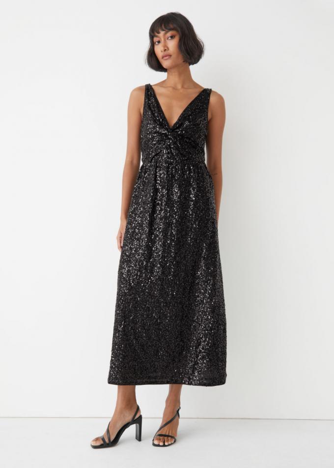 Robe à décolleté en V