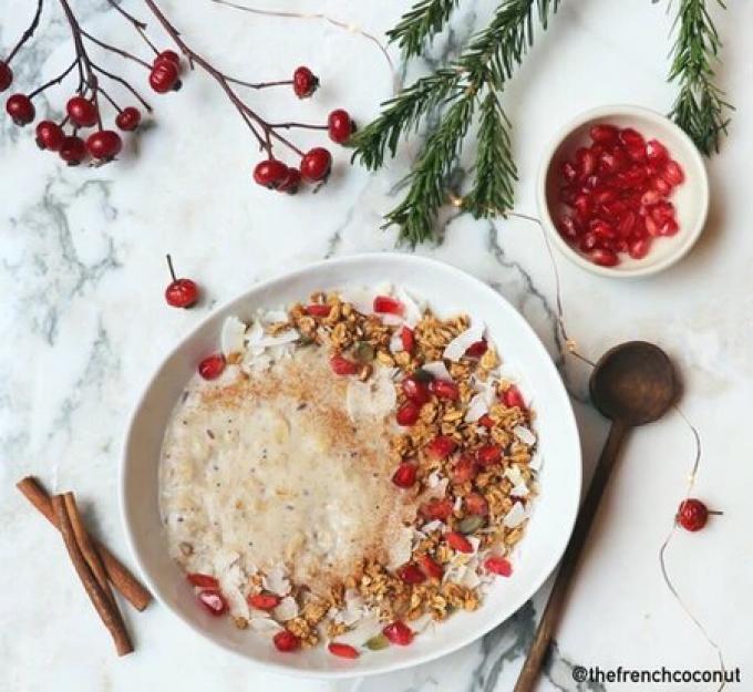 Noix de coco et baies de goji 