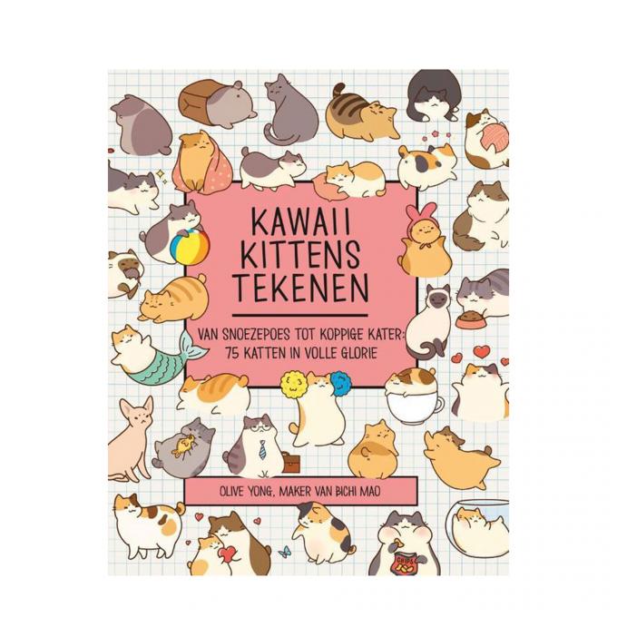Kawaii kittens tekenen - Olive Yong