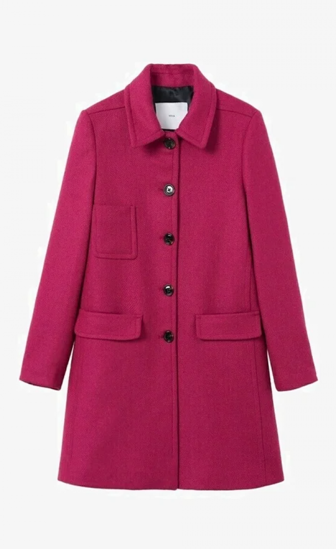 Le long manteau rose