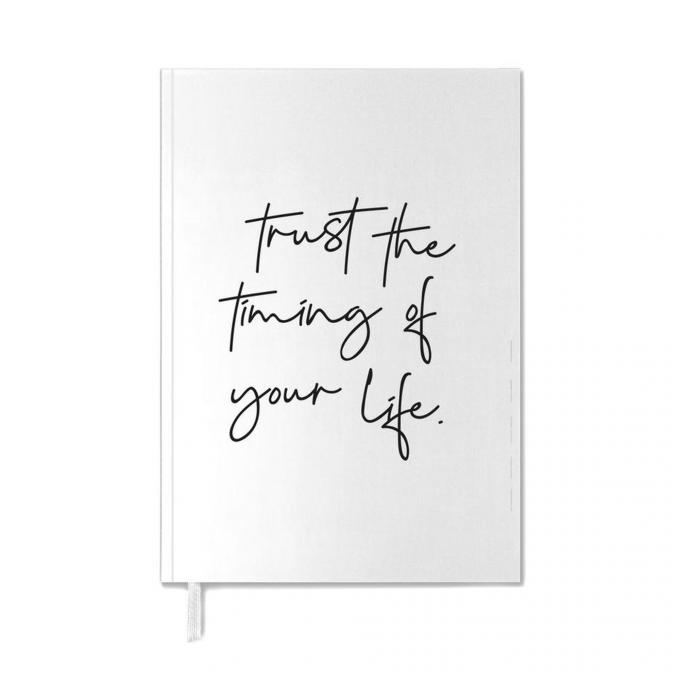 Agenda 'Trust the timing of your life'