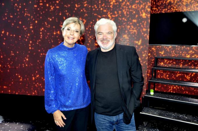Ingeborg, samen met regisseur Stany Crets, tijdens de première van ‘Winterrevue’.