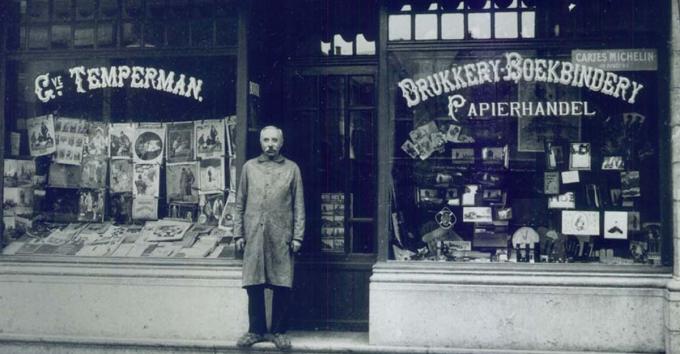 Gustave Temperman, hier op een foto van net na de Eerste Wereldoorlog.