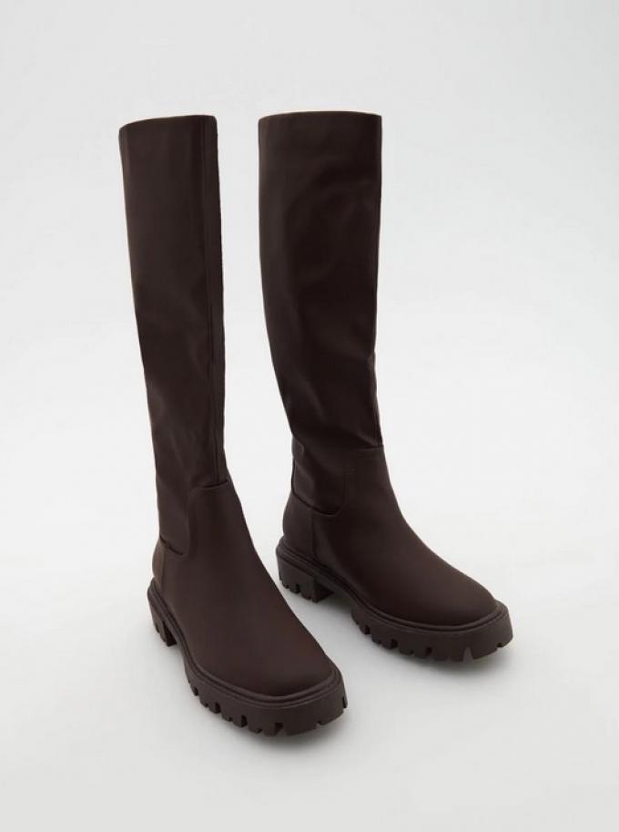 Bottes imitation cuir