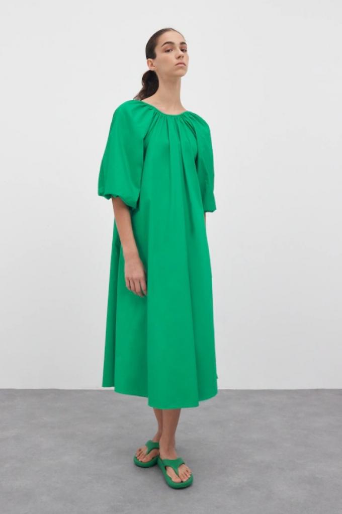 Groene oversized jurk