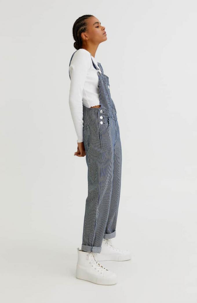 Salopette met strepen