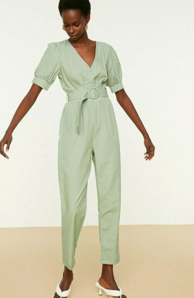 Jumpsuit met V-hals