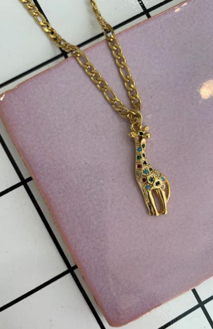 Ketting met giraffe 