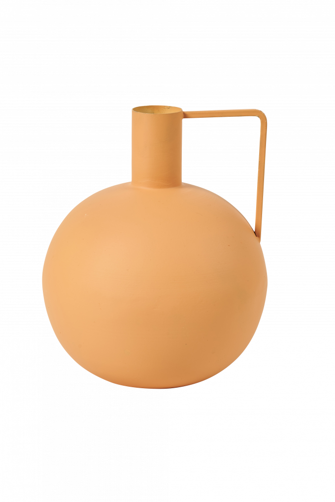 Vase boule orange «Basta»