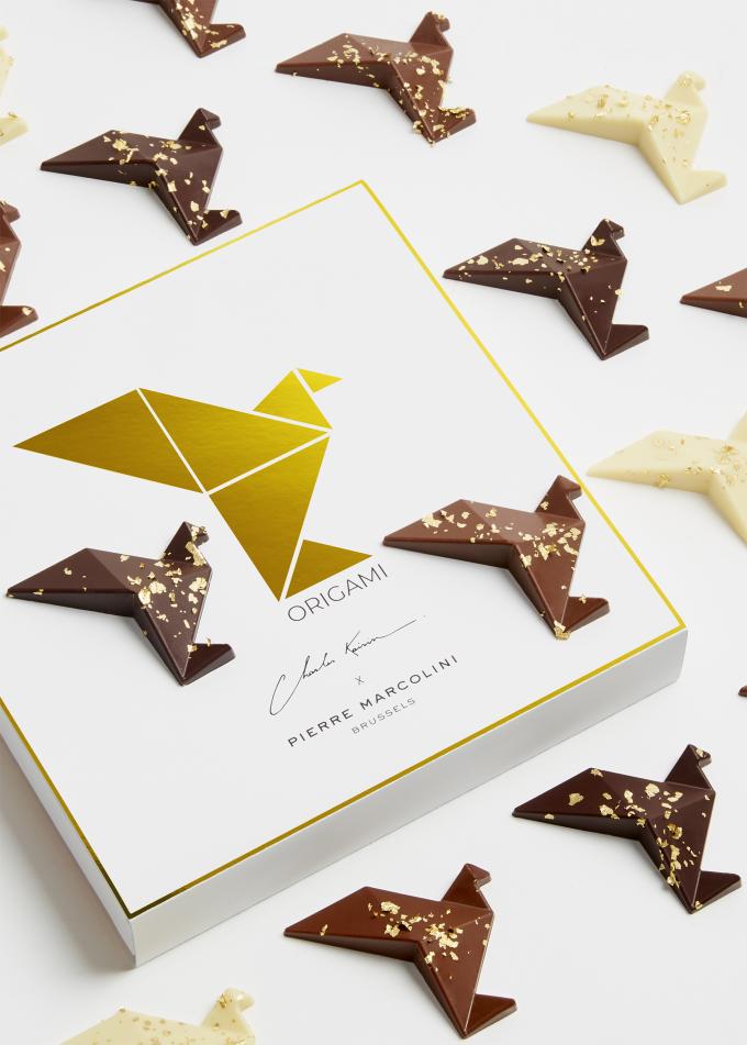 6. Origami-chocolade