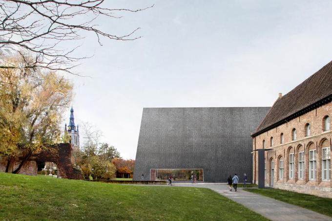 De Groeningeabdij moet tegen eind 2024 getransformeerd zijn tot een kunsthal, een museum en een living voor de hele stad.