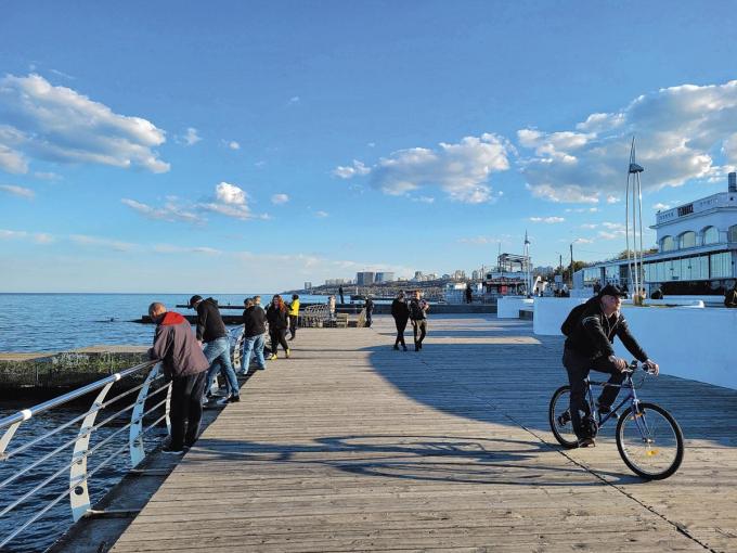 La cité balnéaire reste désertée par ses habitants.