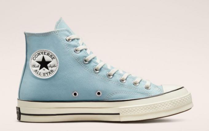 Klassieke high top Converse-sneakers in blauw