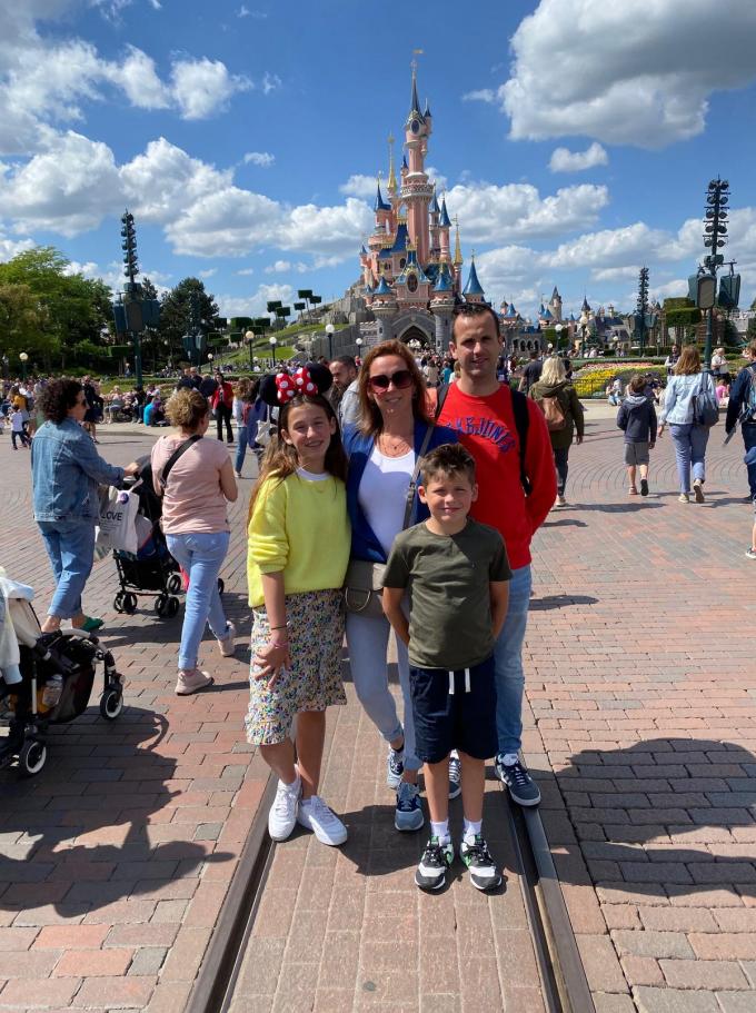 Natuurlijk ook nog even poseren voor het Kasteel van Doornroosje.