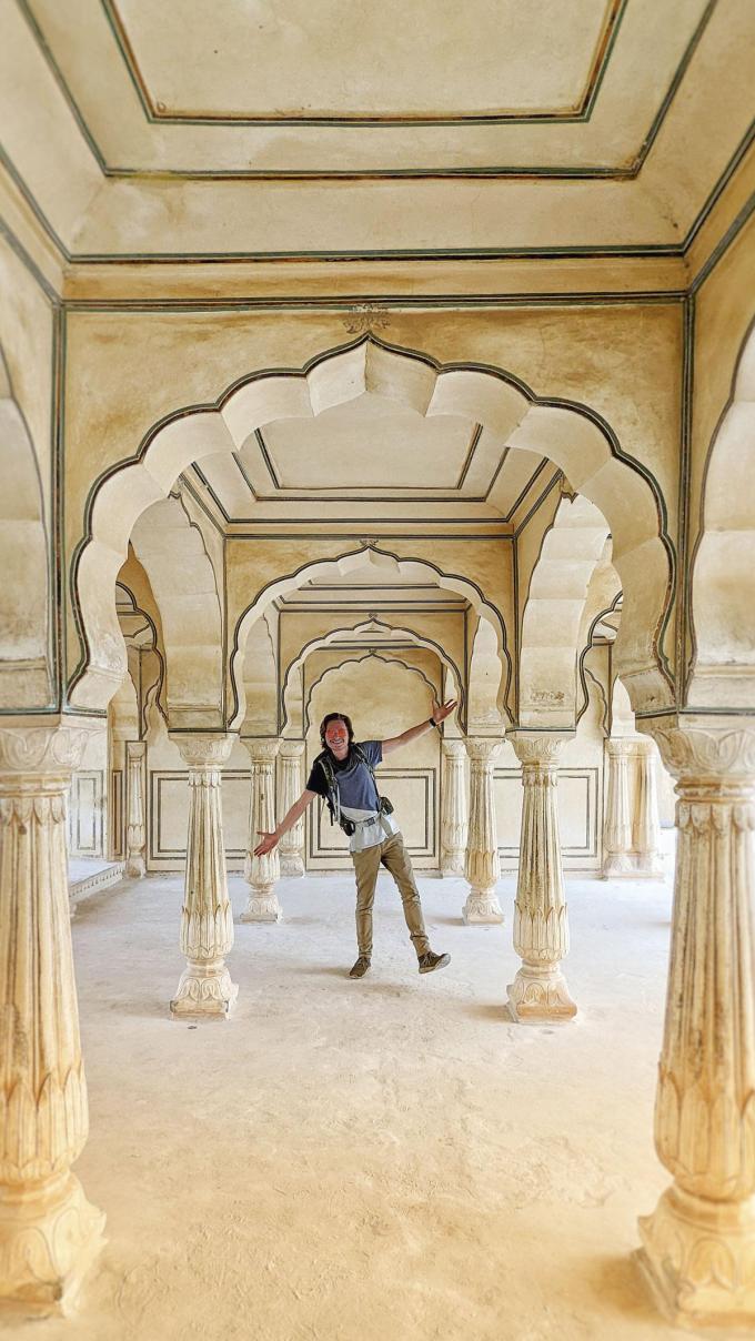 Fort Amber in Jaipur, India.