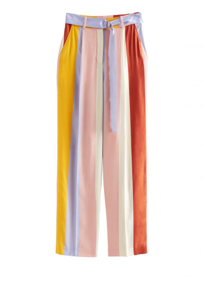Le pantalon oversize multicolore