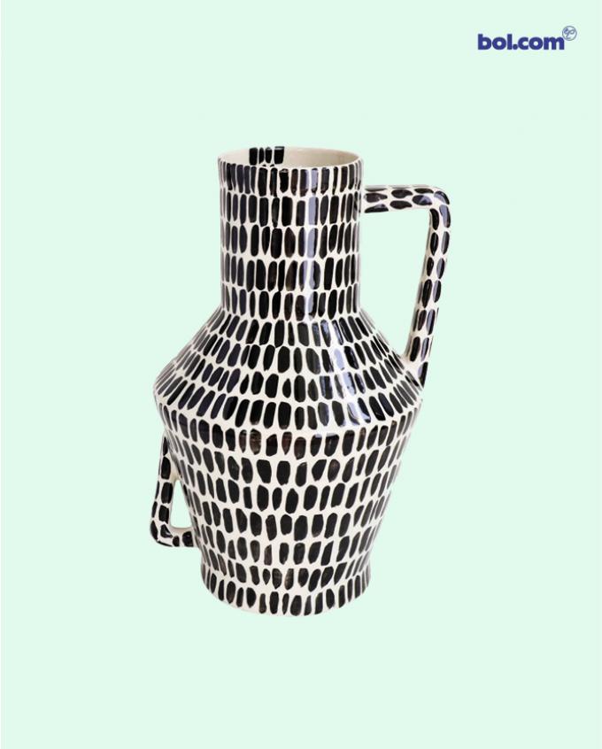 Duurzaam: handgeschilderde vaas