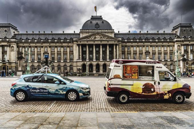 BRUSSEL, 2022.  Ik had met Street View willen ronddwalen in het Dresden van de roaring twenties.