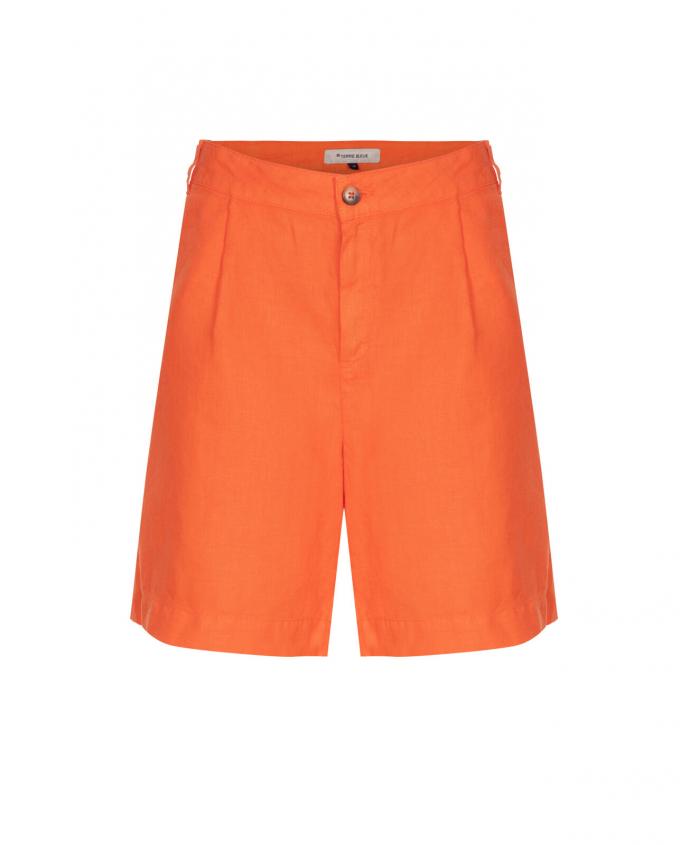 Lange oranje short