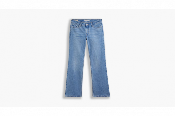 Le jean bootcut taille basse