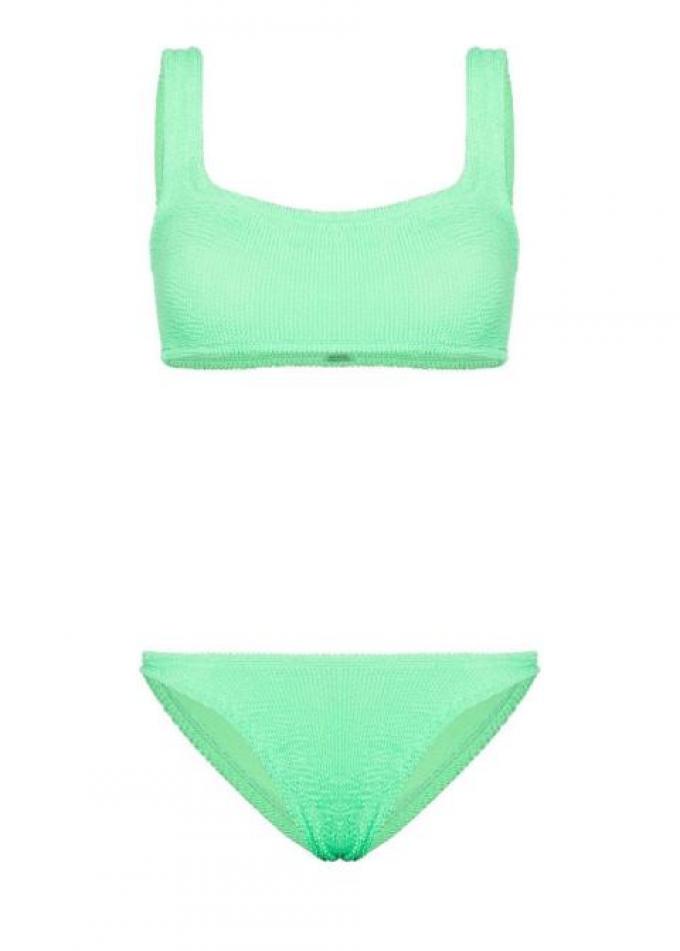 Le bikini vert côtelé