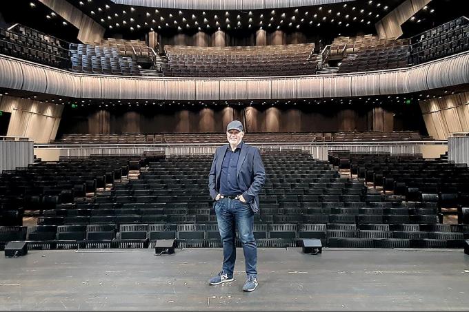Patrick Hamilton in het Concertgebouw van Brugge.