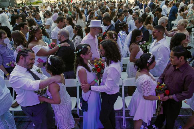 mariage géant à New York