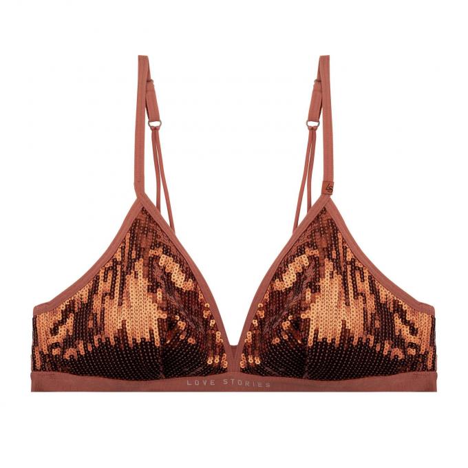 Bralette met pailletten