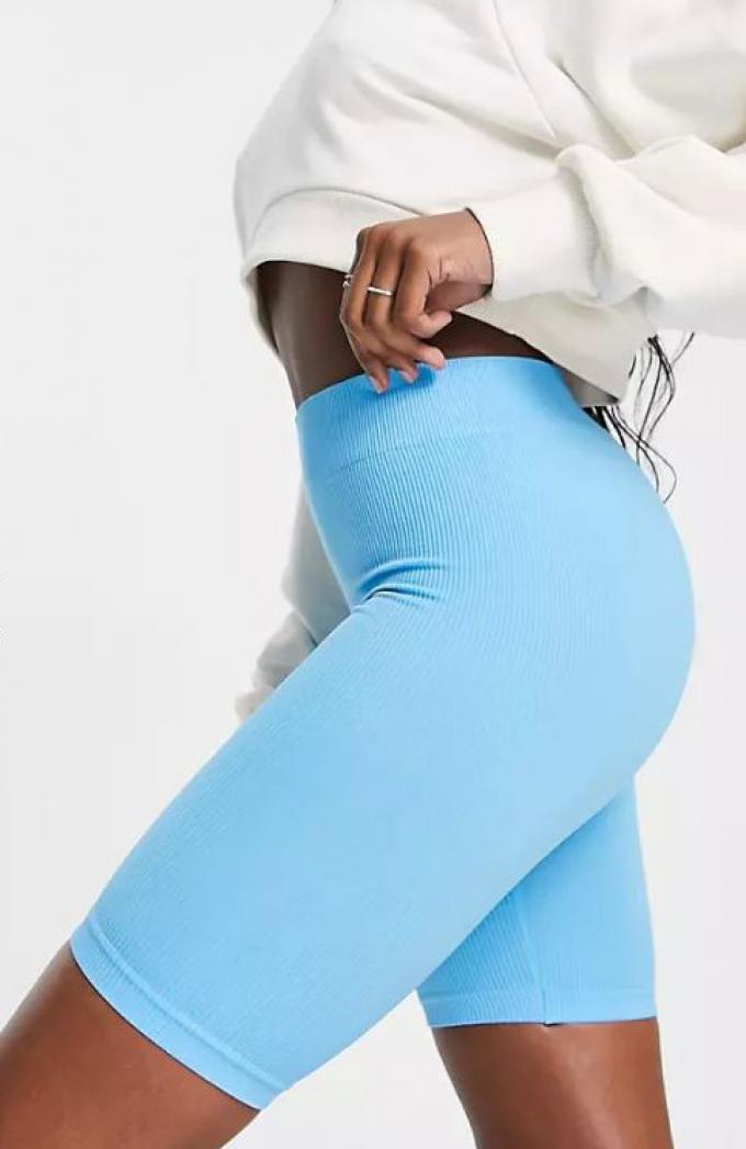 Geribbelde fietsbroek