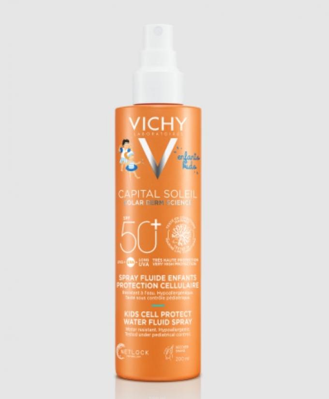 Vichy Capital Soleil SPF 50+ Kids Cell Protect Water fluid spray