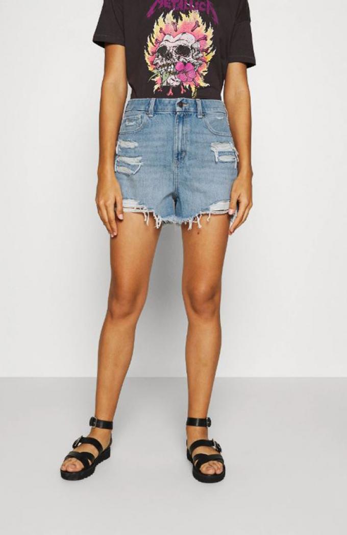 Gescheurde jeansshort