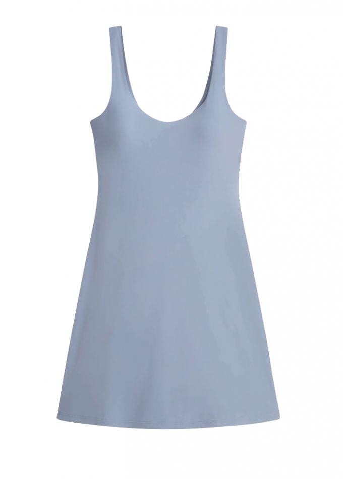 Lichtblauwe work-out jurk