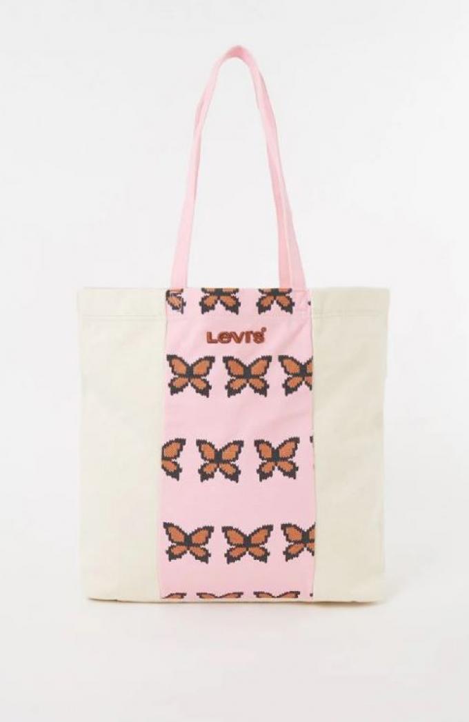 Shopper met vlinderprint