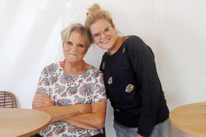 Margriet, samen met dochter Celien eveneens een heel goede zangeres.